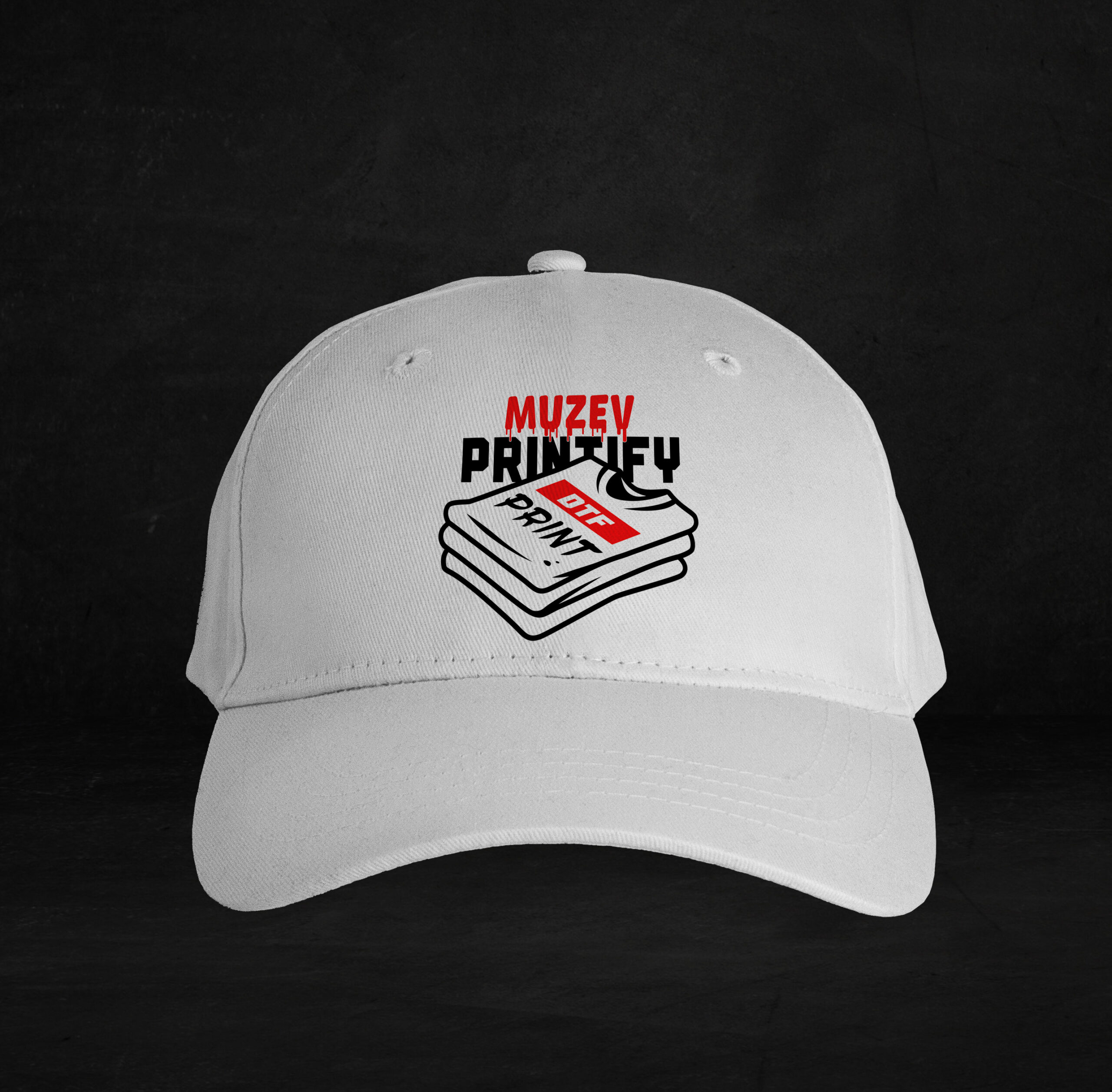 Раздавателен рекламен материал шапка с поръчков печат